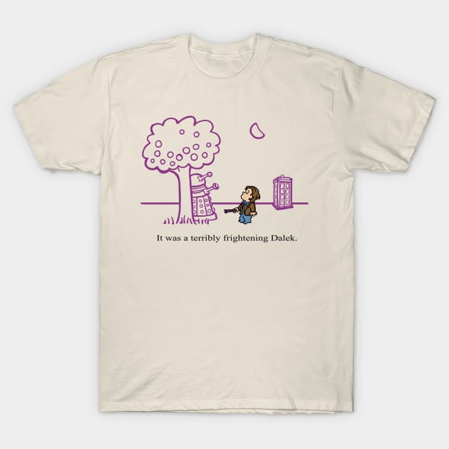 The Doctor and the Purple Crayon T-Shirt by KHallion